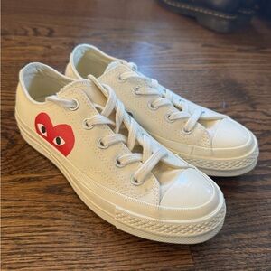 Converse Play Comme des Garcons Sneakers - Size 5